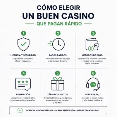 casinos con retirada instantánea